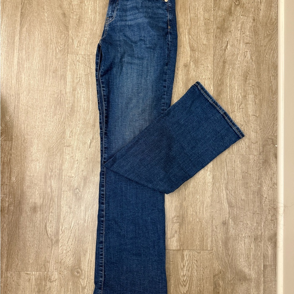 GAP Women's Dark Blue Baby Boot Cut Jeans